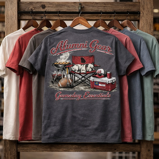Alumni Gear Gameday Essentials Bulldog Tailgating Design Premium T-Shirt as a Collection