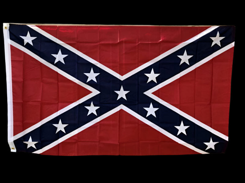 Confederate CSA Battle Flag 3x5 polyester with brass grommets and reinforced stitching