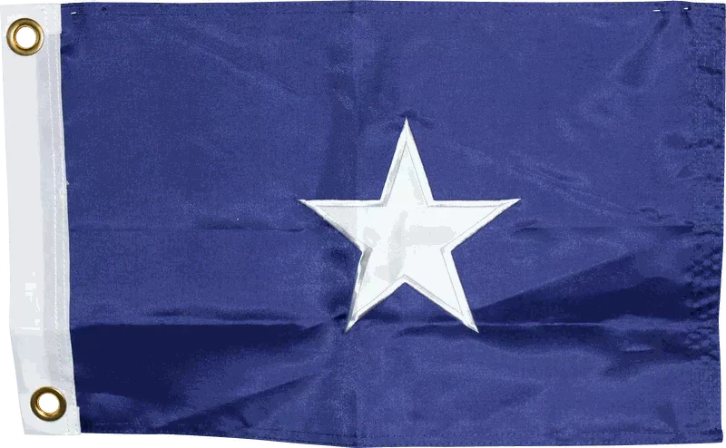 Bonnie Blue Flag 3 x 5 Feet 600D Nylon Sewn and Embroidered Civil War historical flag with durable stitching and reinforced edges