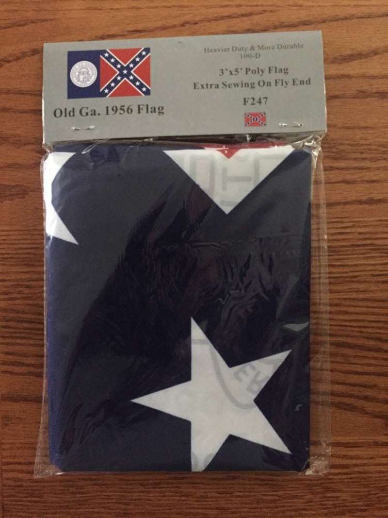1956 Old Georgia Historic Flag 3x5 polyester vintage state flag with brass grommets and reinforced stitching