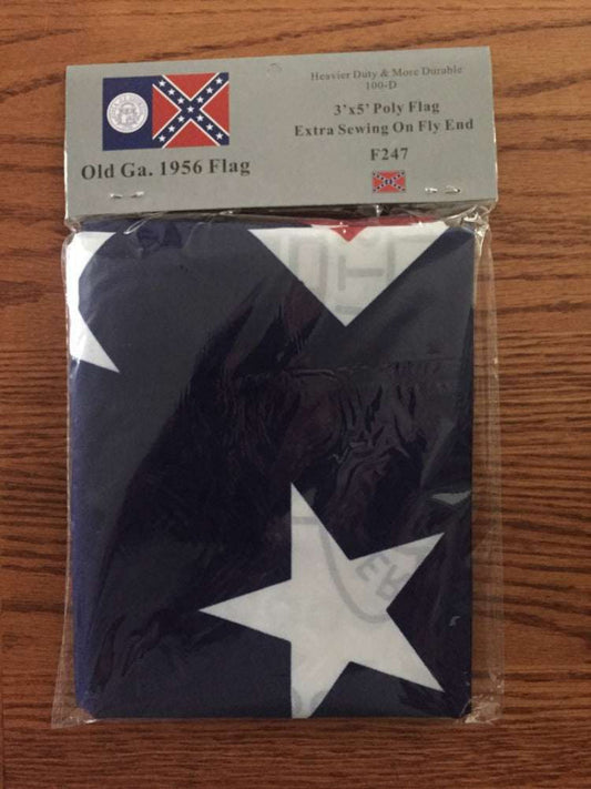 1956 Old Georgia Historic Flag 3x5 polyester vintage state flag with brass grommets and reinforced stitching