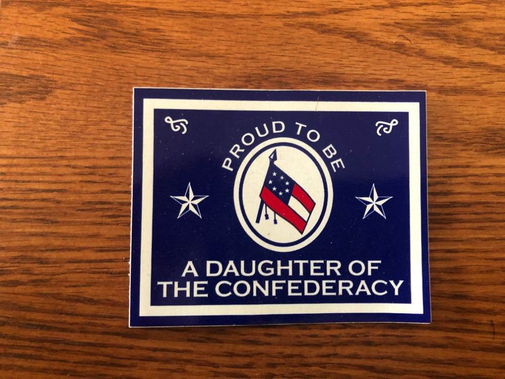 A Daughter Decal Bumper Sticker 3x4 inches showcasing love and pride for daughters