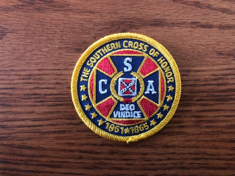 Southern Cross of Honor Patch 2.5-inch embroidered military service badge with adhesive backing