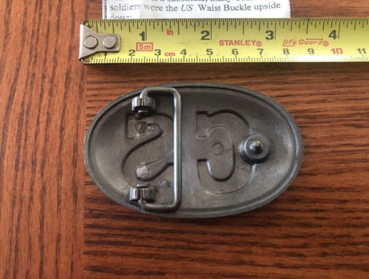 CS Waist Replica Metal Belt Buckle Reverse