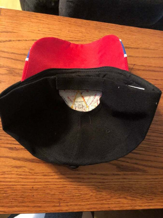 Rebel Battle Flag Embroidered Black Cap Hat