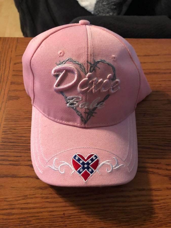 Dixie Babe Pink Embroidered Cap