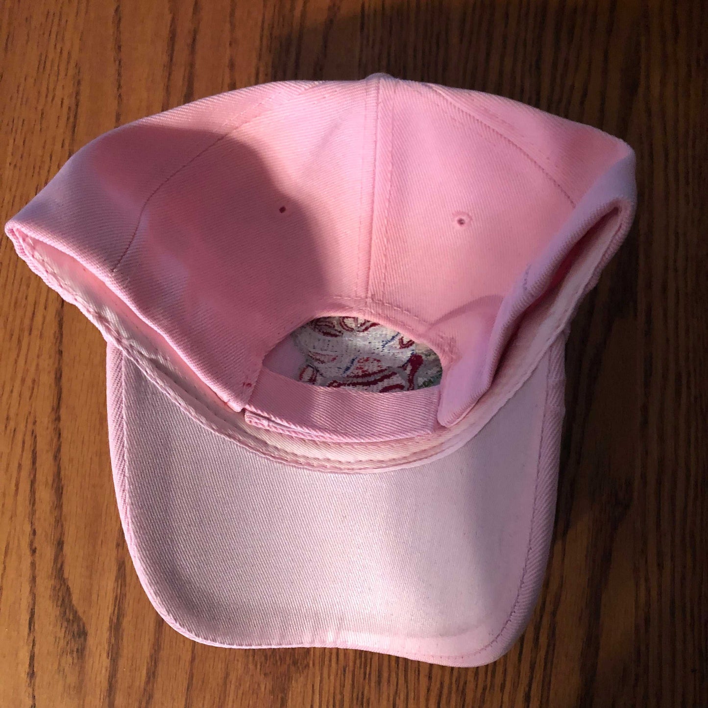 Dixie Girls Pink Embroidered Rose & Butterfly Cap