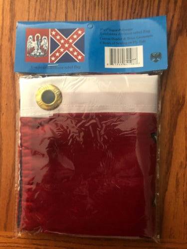 Louisiana Division Rebel Flag 3x5 feet polyester outdoor banner with brass grommets and reinforced stitching