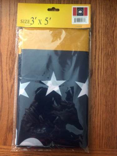 Current Mississippi State Flag 3x5 feet polyester with grommets for outdoor and indoor display
