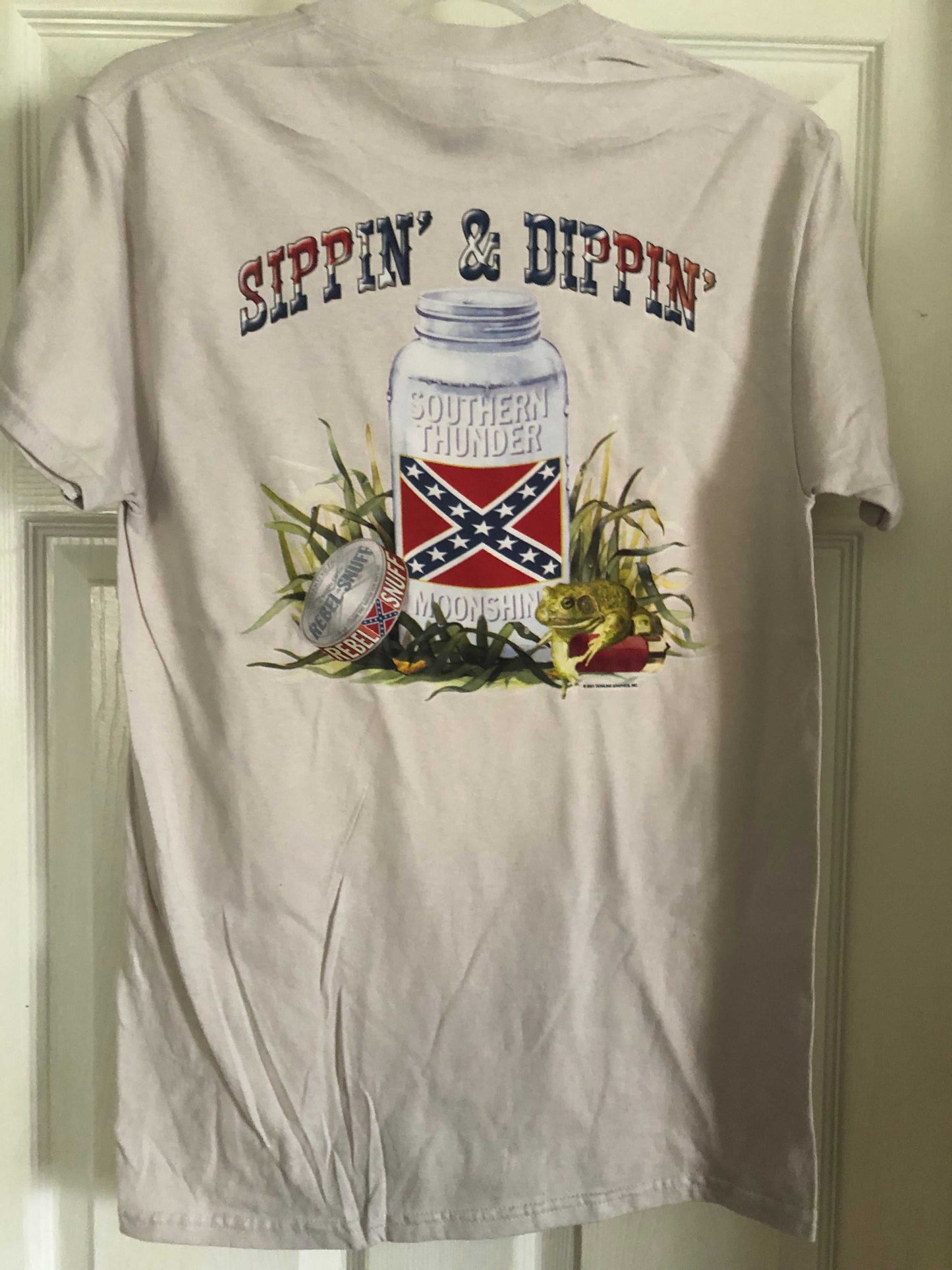 Sippin' & Dippin' Short Sleeve Cotton T-Shirt