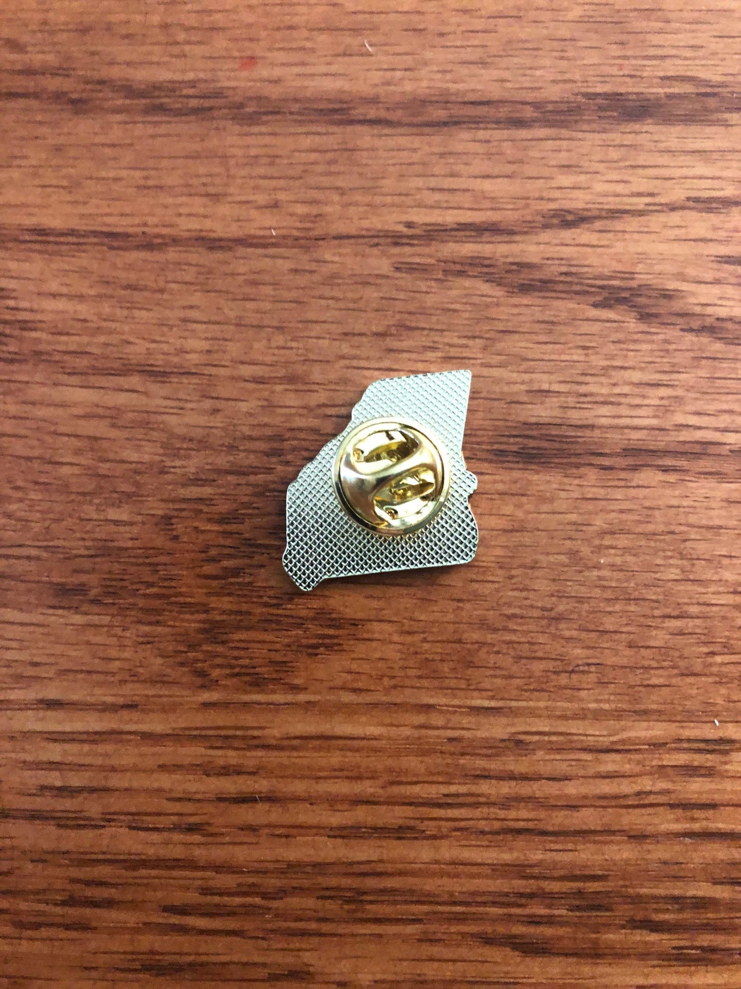 Georgia State Hat or Lapel Pin reverse side
