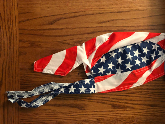 US American Flag Skull Cap Do-rag