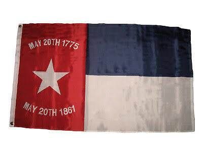 North Carolina Republic Flag 3x5 feet polyester with reinforced stitching and brass grommets for outdoor display