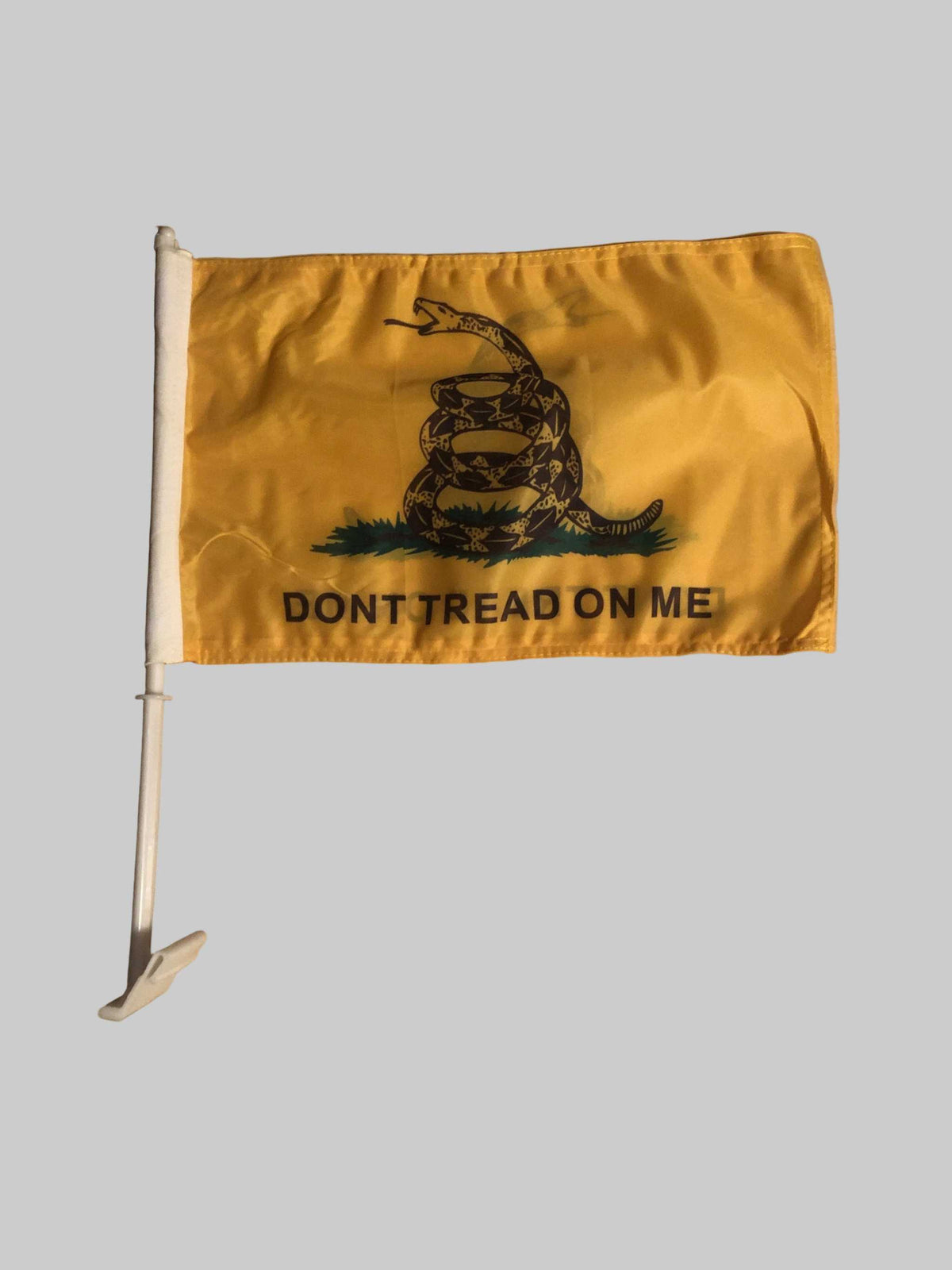 Dont Tread on Me Gadsden Flag Auto Window Flag 12x18 inch double-sided polyester on car window
