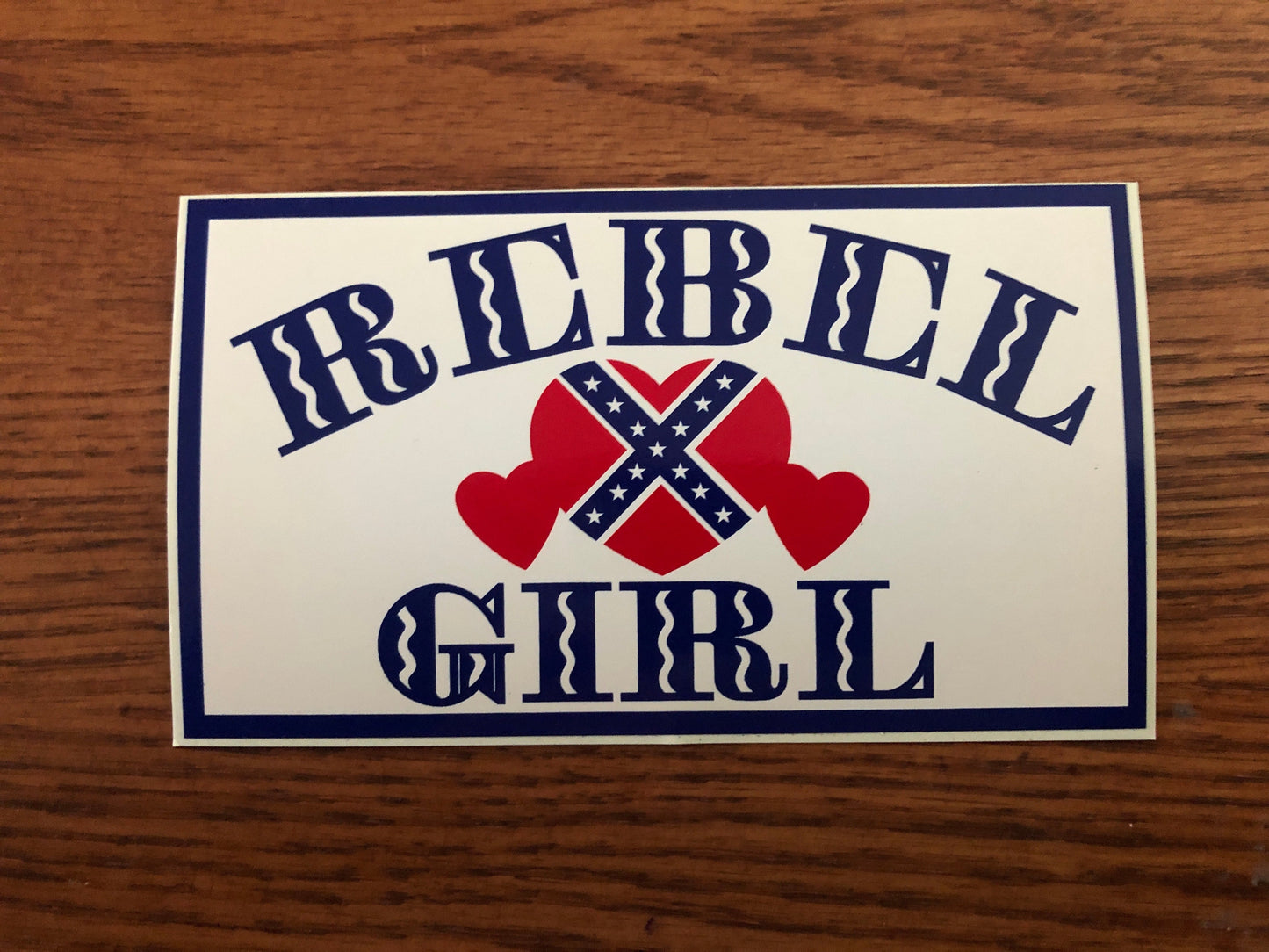 Rebel Girl Decal Bumper Sticker "3 x 5"