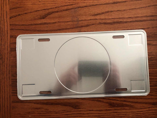 Great Seal of the CSA aluminum license plate tag with matte finish and high-resolution print