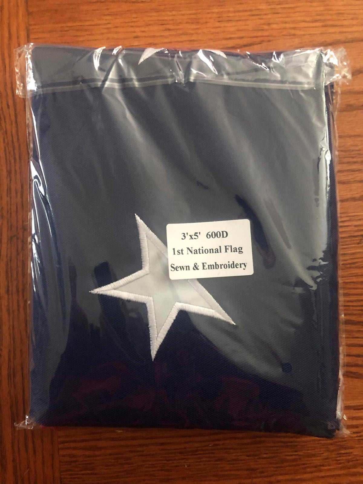 7 Seven Star First National CSA Sewn and Embroidered 600D Nylon Flag displaying Confederate stars and bars design, 3x5 feet