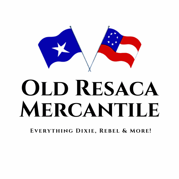 Old Resaca Mercantile Gift Card with various denominations and Dixie rebel theme