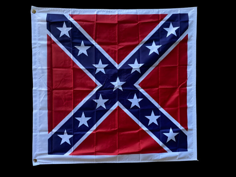 Army of Northern Virginia Rebel Battle Flag Square 32 x 32 In. Poly