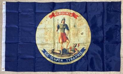 Virginia Unreconstructed 1861 Flag 3' x 5' Sewn 210d Polyester