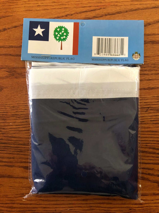 Mississippi Republic Magnolia Flag 3x5 polyester historic Civil War flag with brass grommets and reinforced stitching