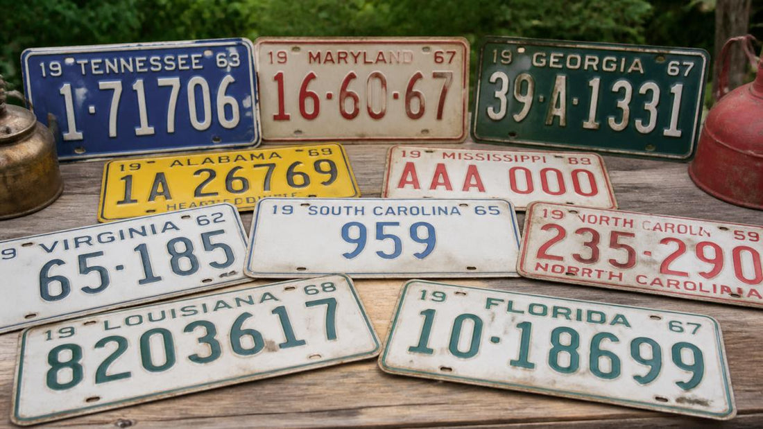 Best Places to Buy Southern License Plates
