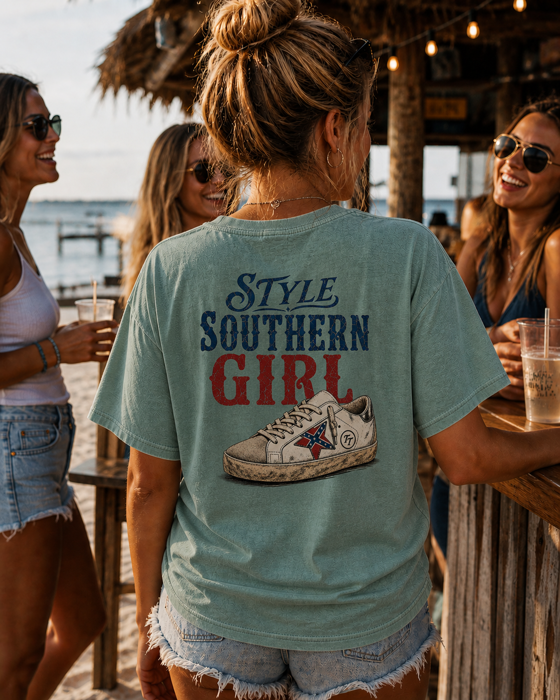 Southern Girl Sneaker Design T-Shirt by Territory Threads