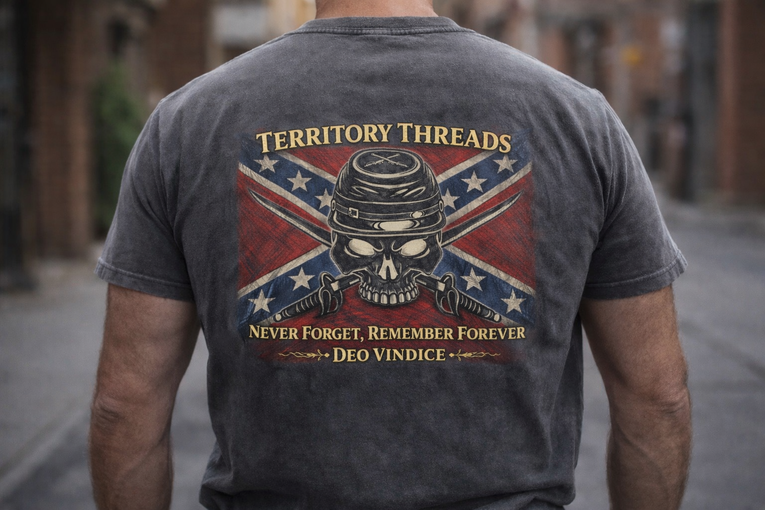 Territory Threads Never Forget Short Sleeve Premium T-Shirt