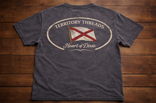 Alabama Flag Heart of Dixie Short Sleeve Premium T-Shirt