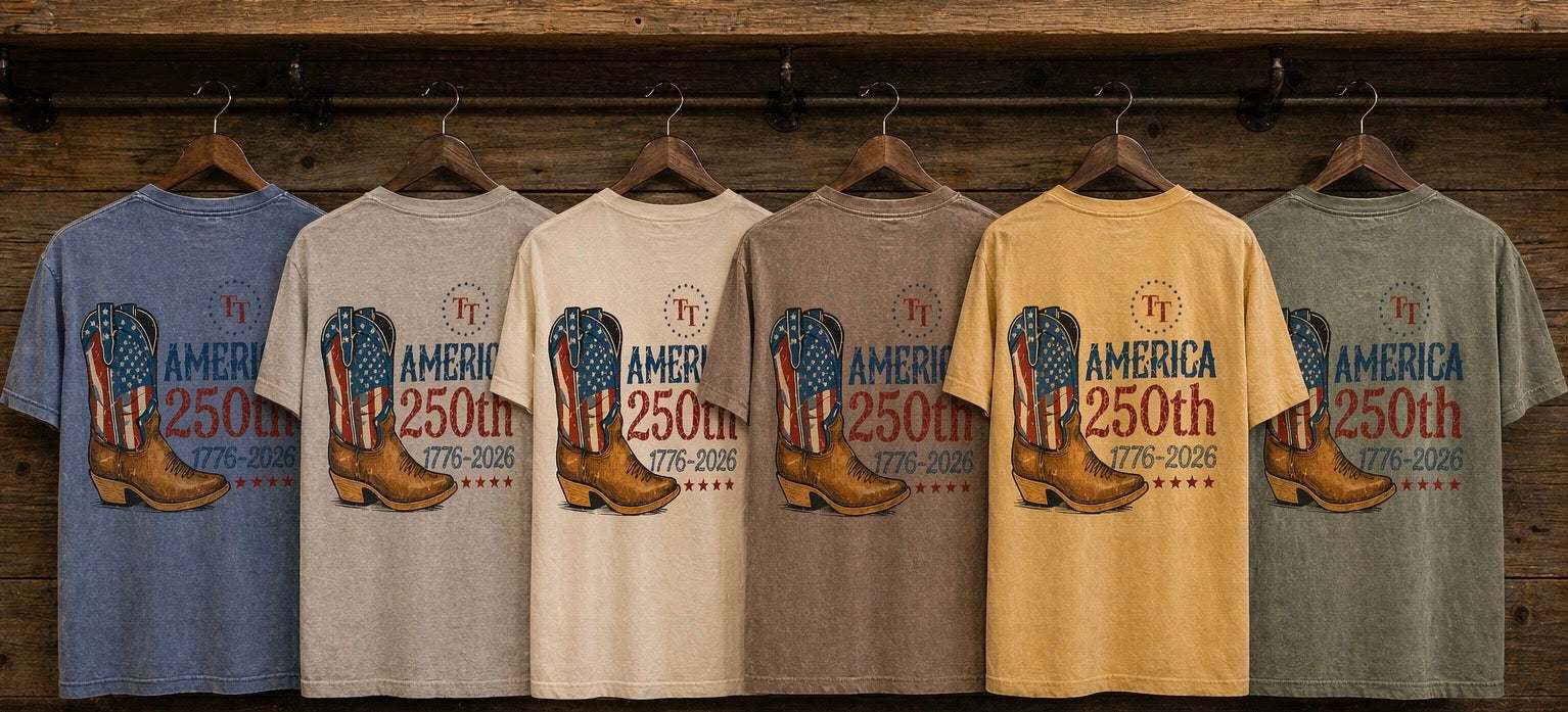 America 250th Boot Design Short Sleeve Premium T-Shirt 