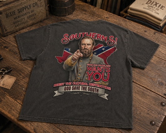 Stonewall Jackson - God Save the South T-shirt 