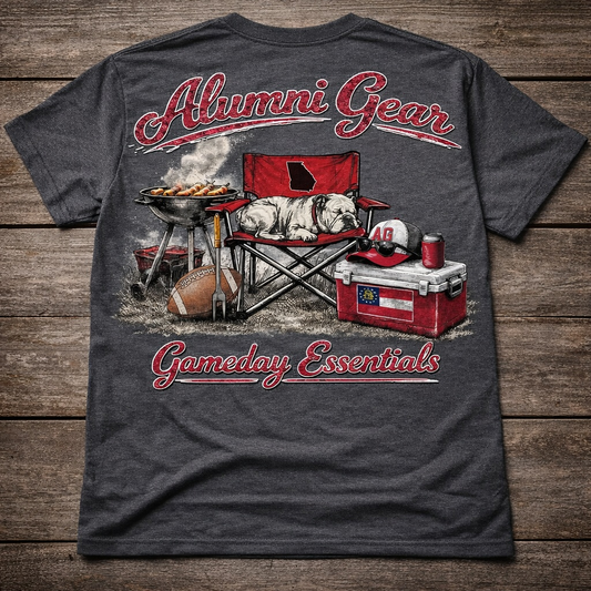 tailgate party accessoriesAlumni Gear Gameday Essentials Bulldog Tailgating Design Premium T-Shirt Charcoal Gray