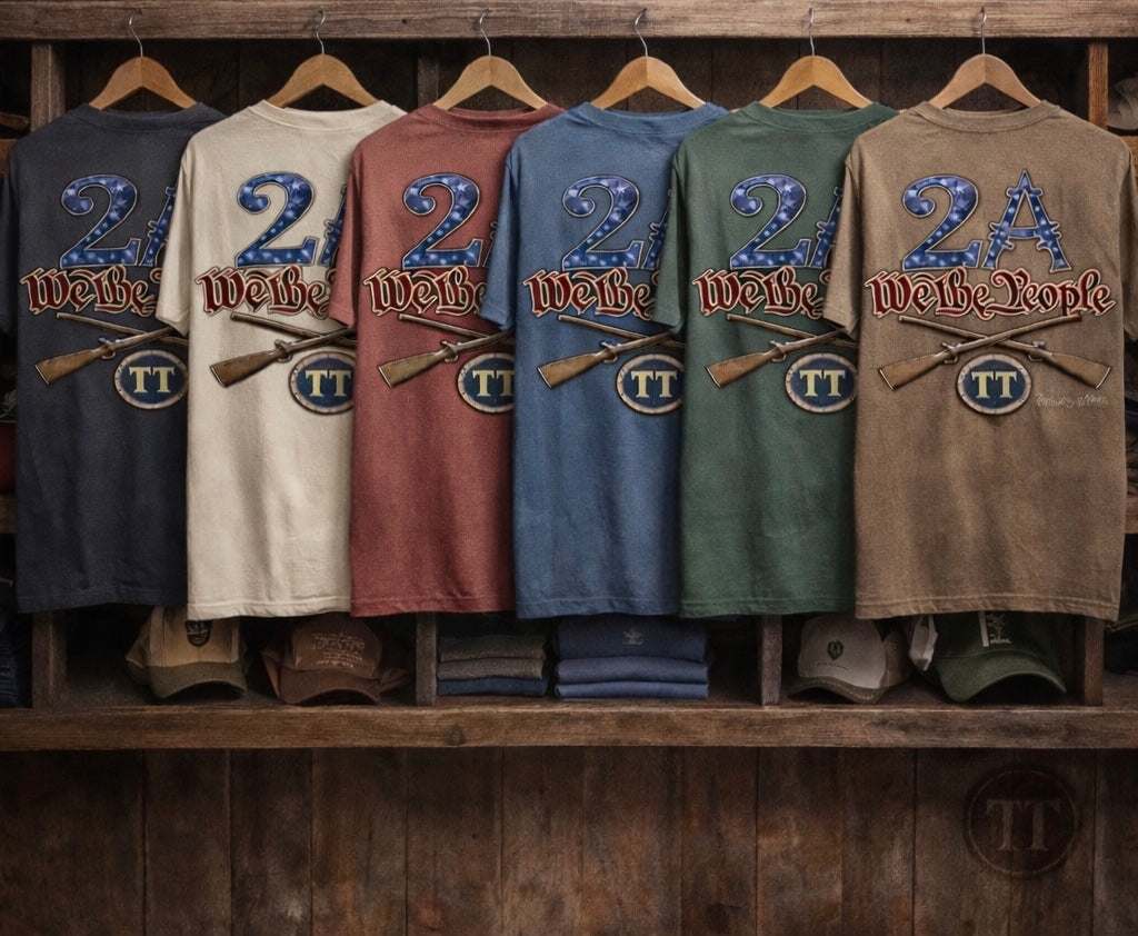 We the People Crossed Muskets Territory Threads Premium T-Shirt Collection