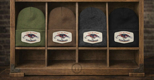 UGA Stars and Strikes White Leather Patch Beanie Cap Hat Collection Showing All Colors