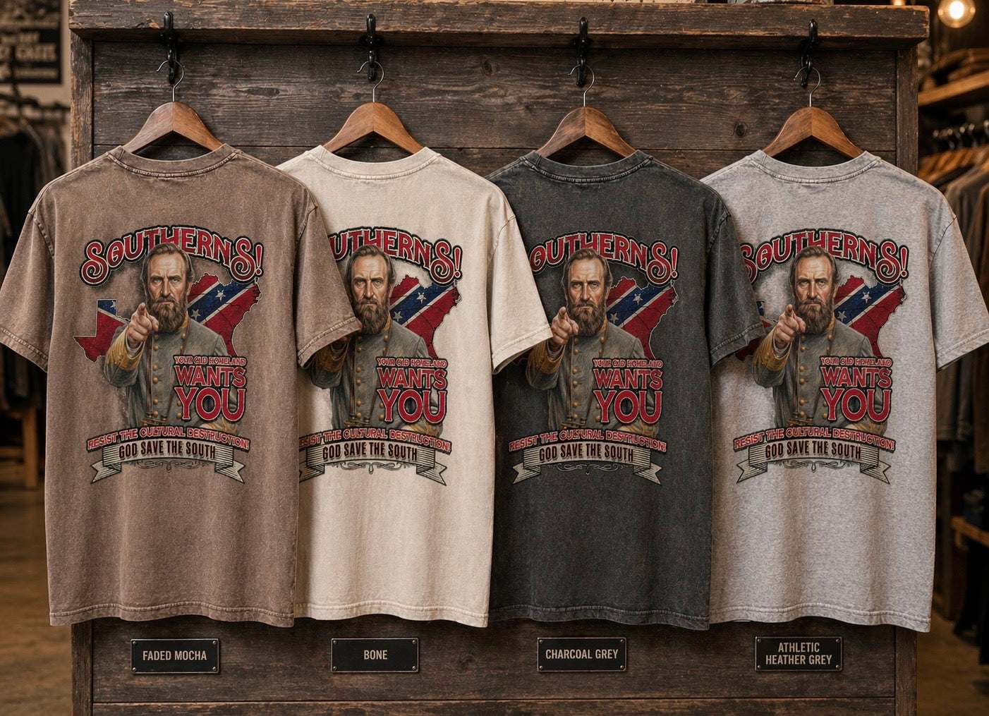 Stonewall Jackson - God Save the South T-shirt 
