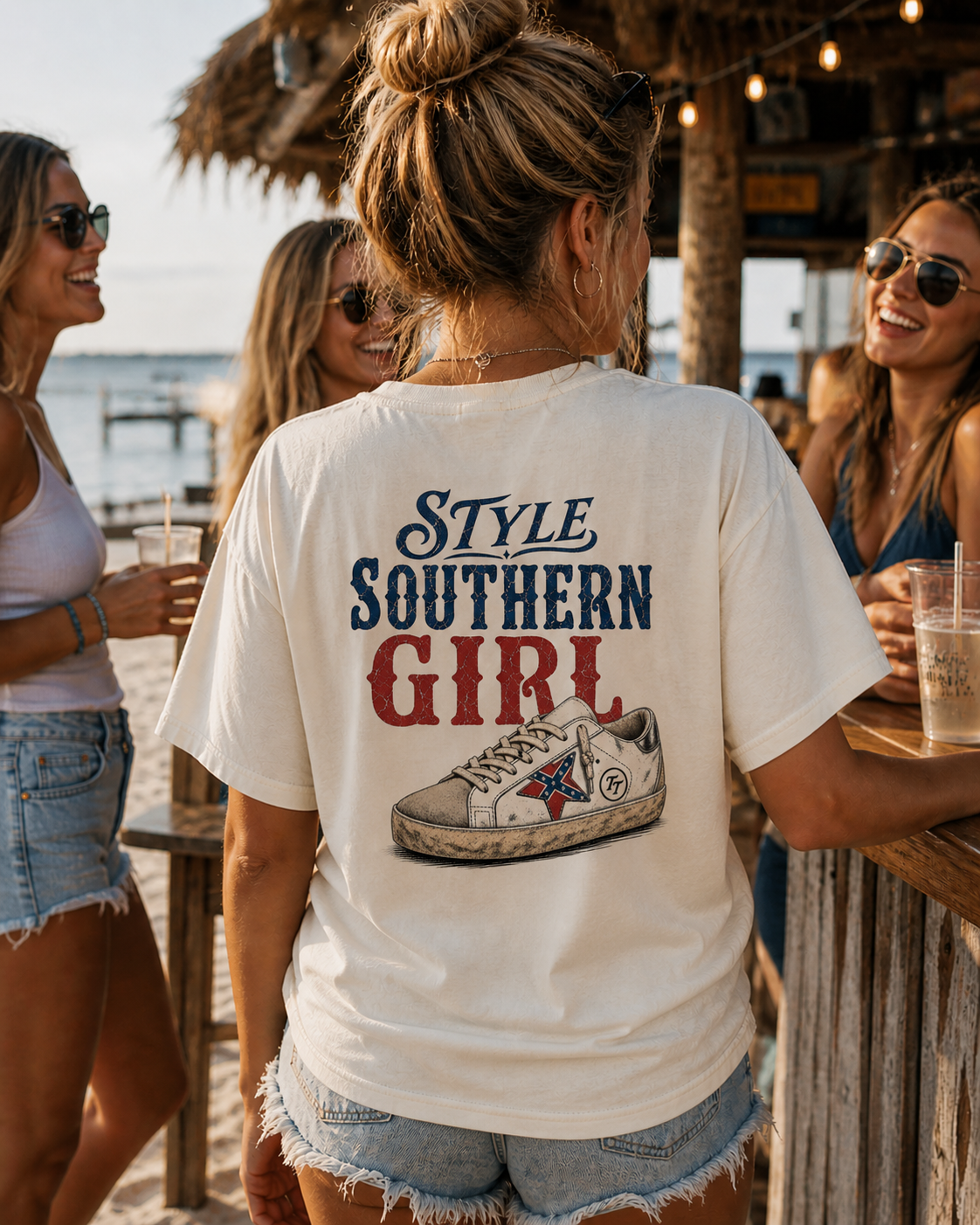 Southern Girl Sneaker Design T-Shirt by Territory Threads