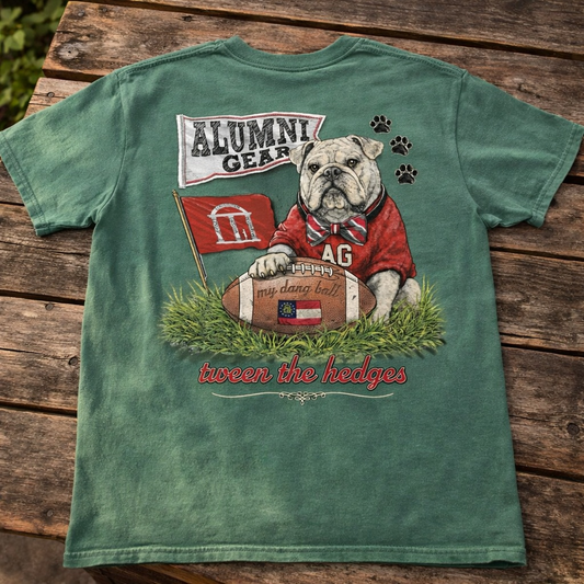 Alumni Gear Tween the Hedges My Dang Ball Design Short Sleeve Premium T-Shirt