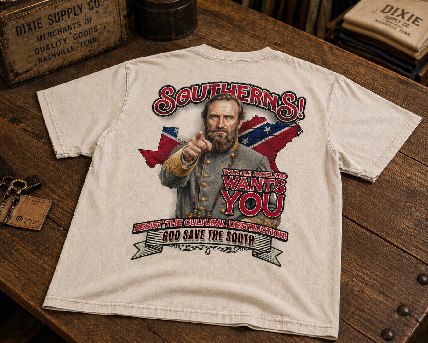 Stonewall Jackson - God Save the South T-shirt 