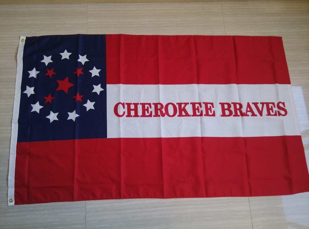 Cherokee Braves Flag