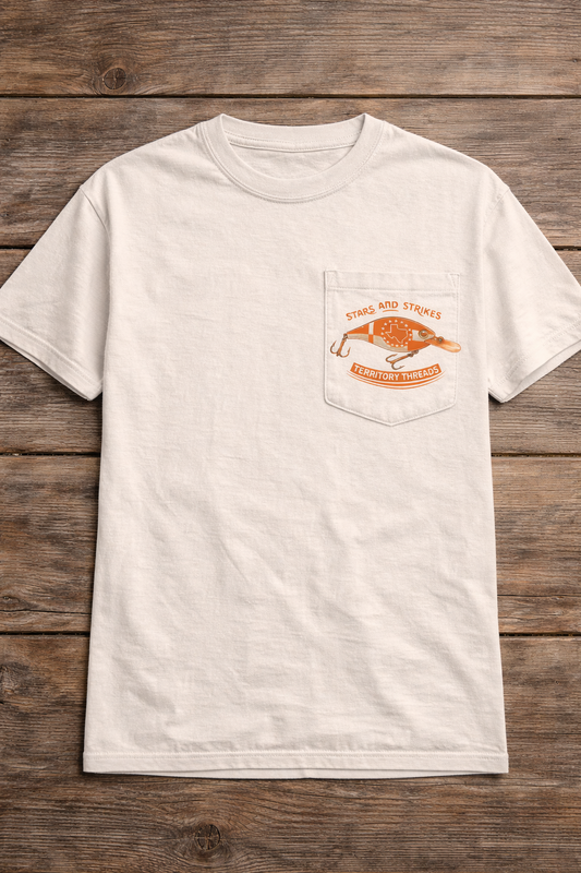 Texas Burnt Orange Stars and Strikes Design T-Shirt