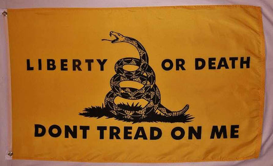 Gadsden Don't Tread On Me Liberty or Death Flag