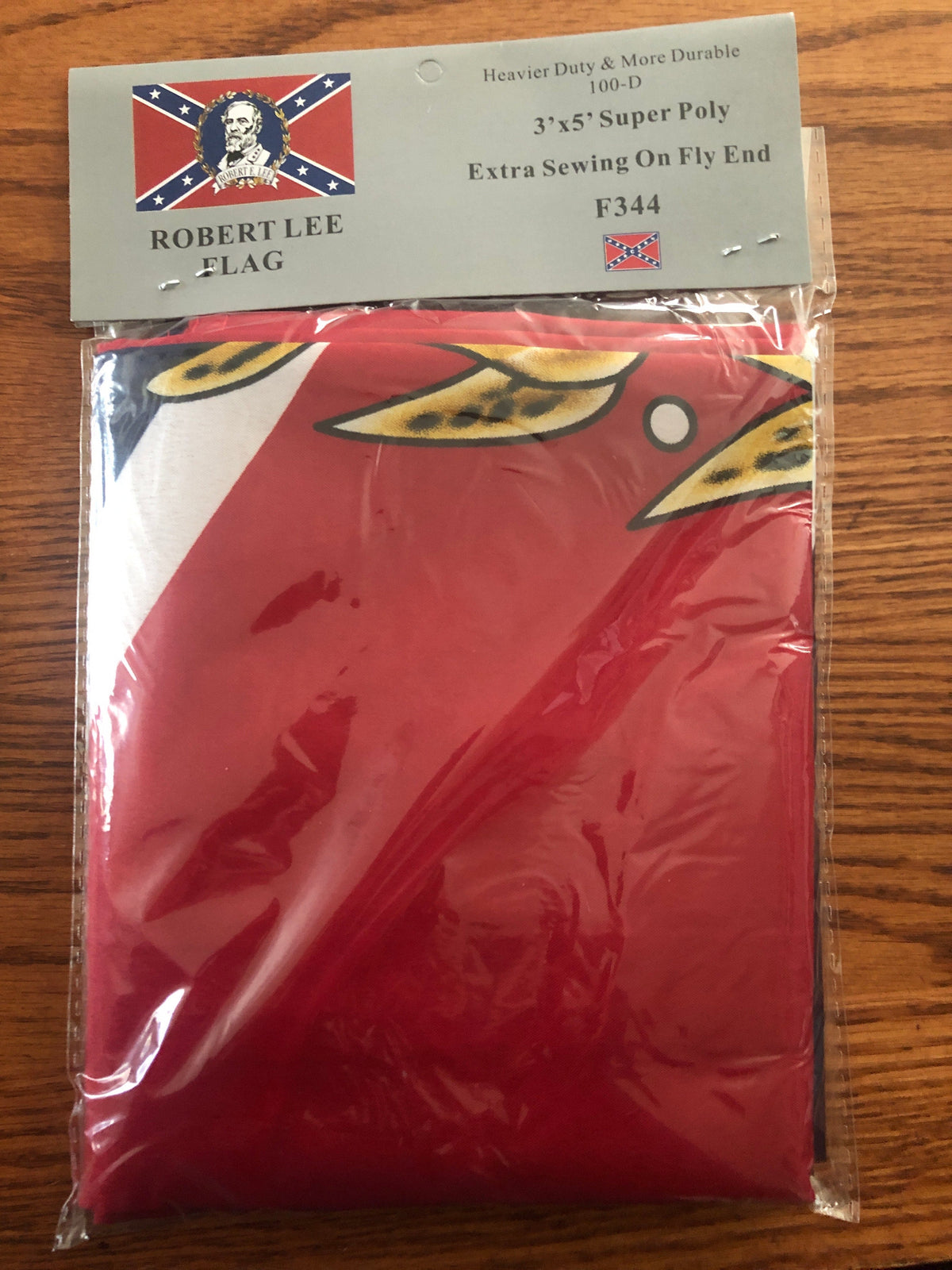 General Robert E. Lee Confederate Battle Flag in the package