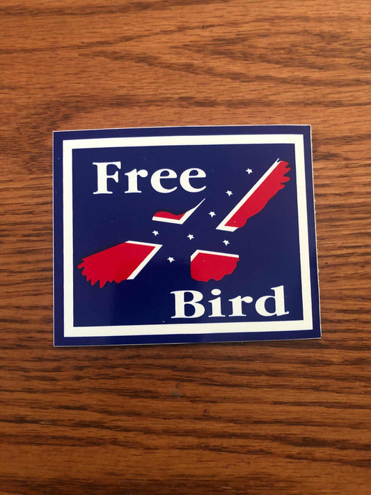  Freebird Decal Bumper Sticker 3" X 4"