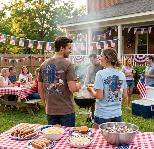 America 250th Eagle Design Short Sleeve Premium T-Shirt