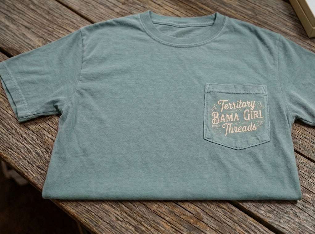Bama Girl Alabama Boot Design T-Shirt by Territory Threads Front Design