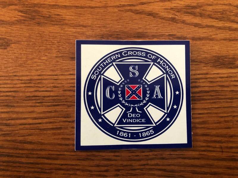 Southern Cross of Honor Decal Bumper Sticker