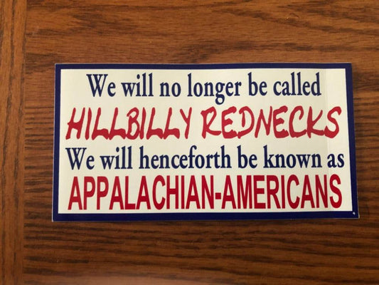 Appalachian-American Decal Bumper Sticker