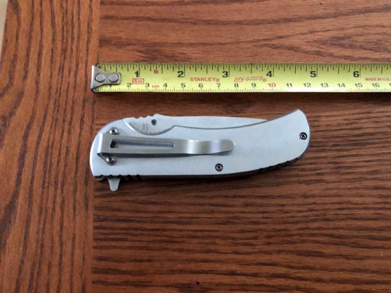 Southern Heritage Quick-Opening Rebel Battle Flag Lock Blade Knife