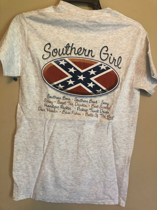 Southern Girl Short Sleeve Cotton T-Shirt