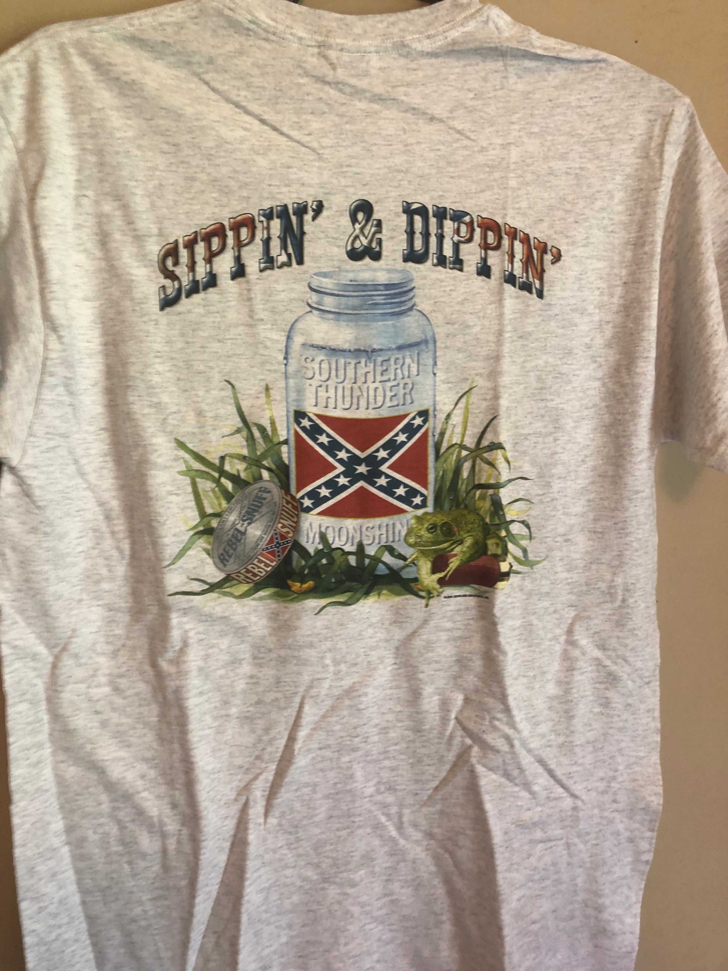 Sippin' & Dippin' Short Sleeve Cotton T-Shirt